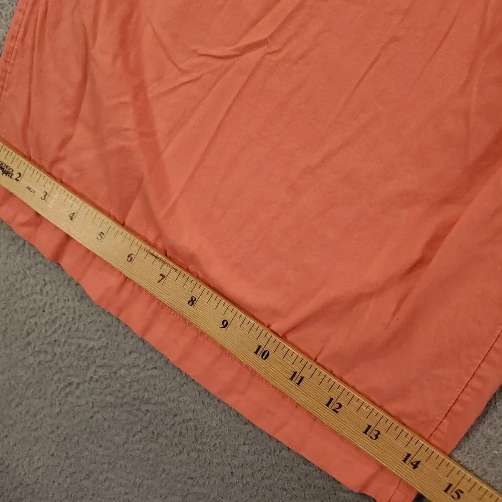 Free People Wide Leg Pants Women 4 Coral Orange Baggy Loose Lightweight - Picture 6 of 13